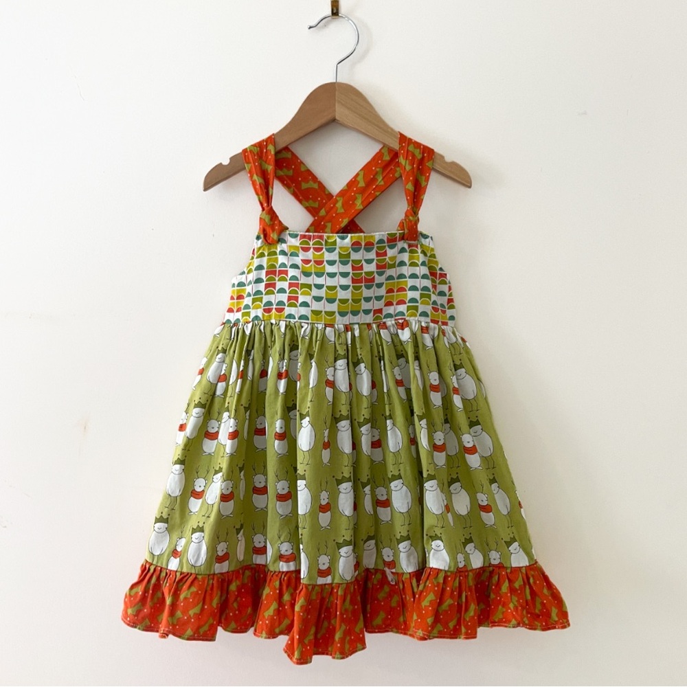 TOODLES EUC Whimsical Mixed Prints Dress